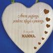 Tagliere Personalizzato in Legno a forma di Cuore